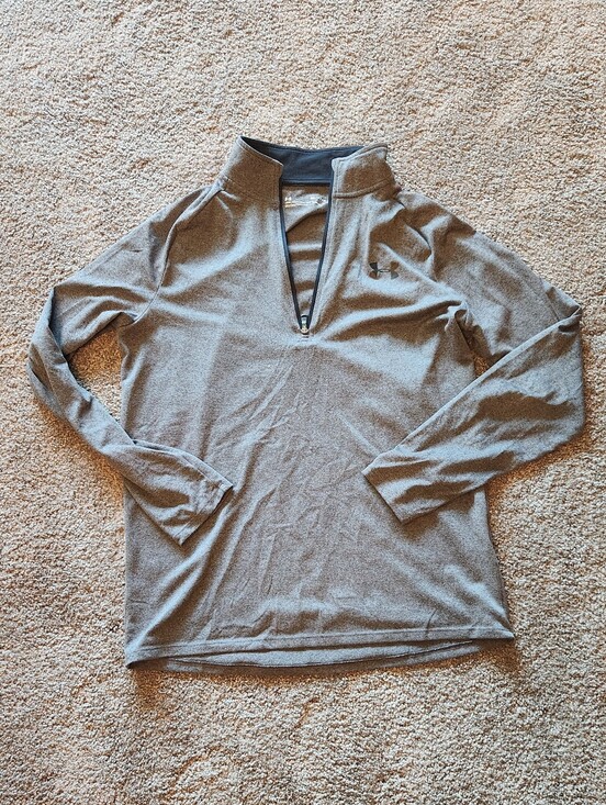 Under Armour Other - Under Armour Heather Gray Half-Zip Pullover